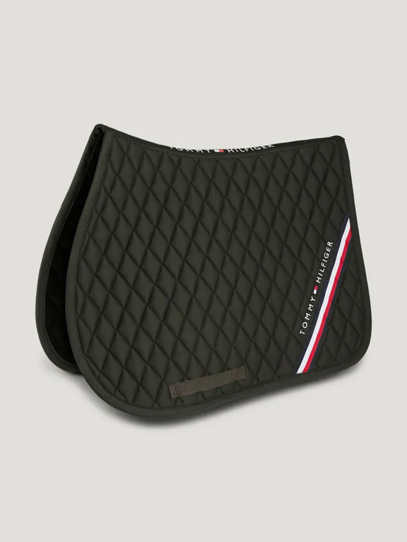 Tommy Equestrian Stanford Jumping Saddlepad Pine-1