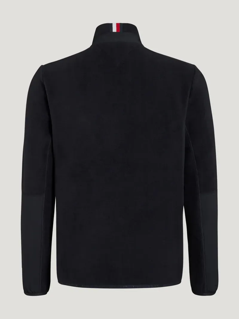 Tommy Equestrian Woodstock Fleece Jacket Desert Sky-4