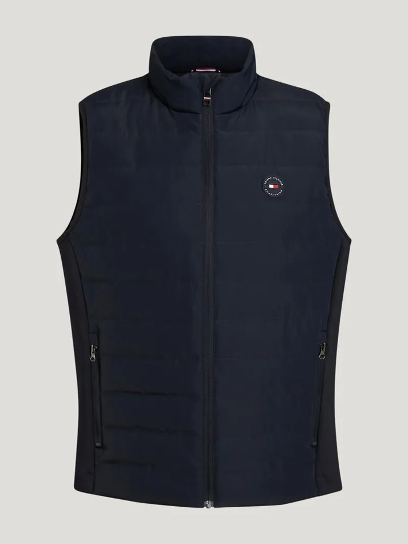 Tommy Equestrian Lewis Quilted Vest Desert Sky-4