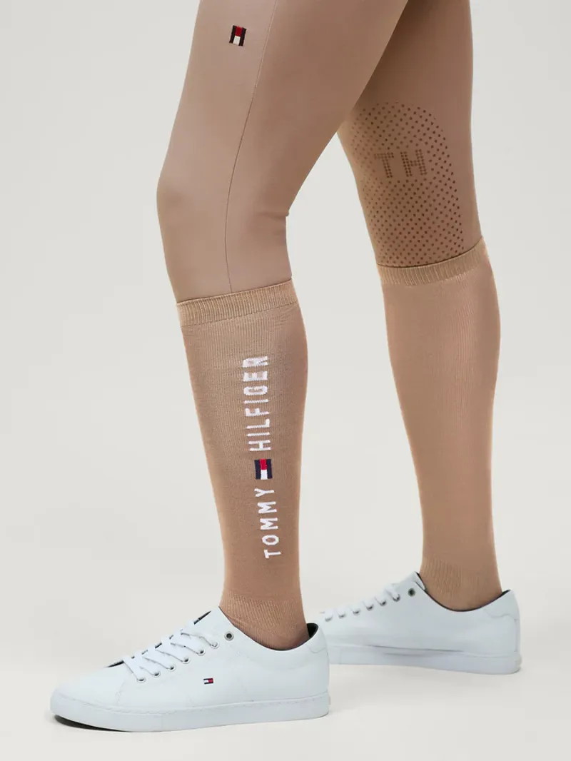 Tommy Equestrian 2x Clifton Riding Socks Taupe-1