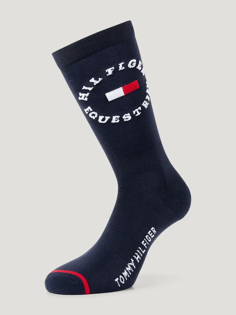 Tommy Equestrian 2x Leon Half Socks Desert Sky-3