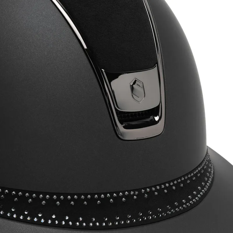 Samshield Miss Shield 2.0 Matt Black Alcantara Top Tiara Frontal Band-2