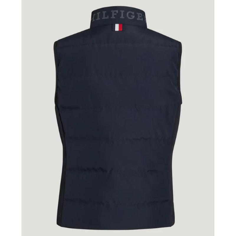Tommy Equestrian Aurora Quilted Vest Desert Sky-4