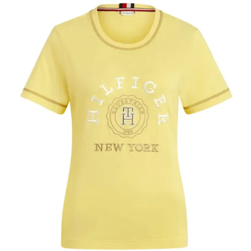 Tommy Equestrian Newport Graphic T-Shirt Citron Ella