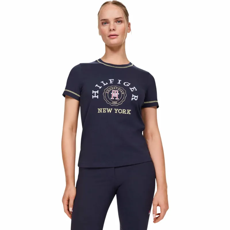 Tommy Equestrian Newport Graphic T-Shirt Desert Sky