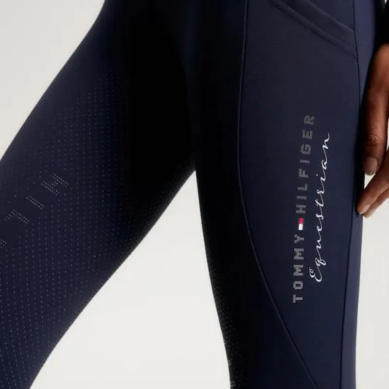 Tommy Hilfiger Ladies Monaco Winter Leggings Full Grip Desert Sky