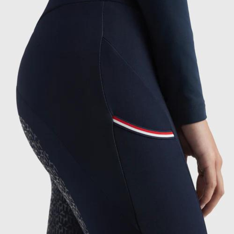 Tommy Hilfiger Ladies Thermo Winter Leggings Full Grip Desert Sky-2