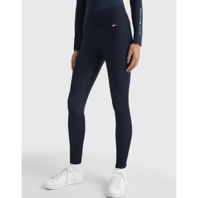 Tommy Hilfiger Ladies Thermo Winter Leggings Full Grip Desert Sky