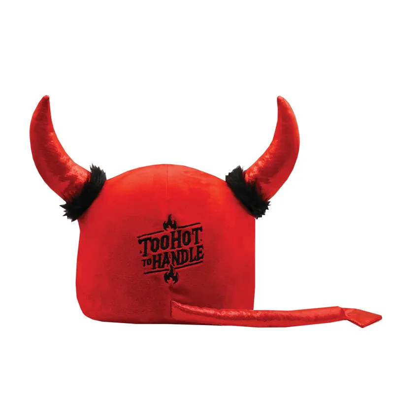 Too Hot Devil Hat Silk Red one size-1