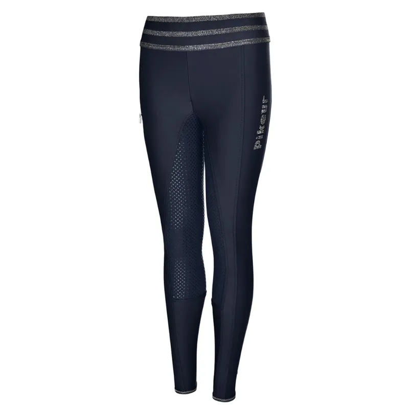 Pikeur Ida Grip Youth Athleisure Riding Breeches Navy