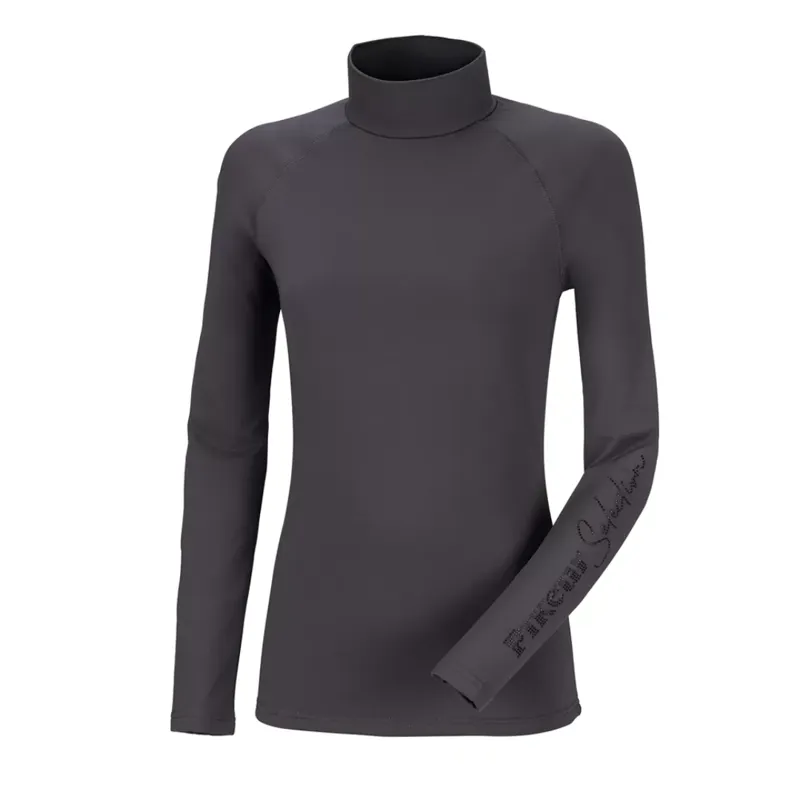 Pikeur Womens Abby Athleisure  Roll Neck Baselayer Anthracite