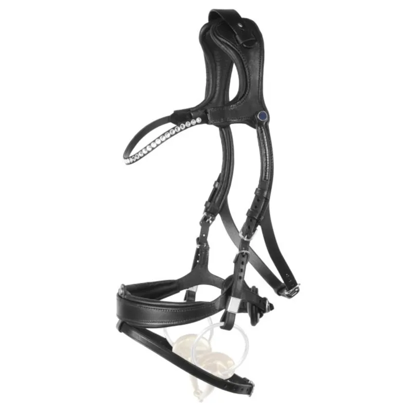 Stubben Snaffle Bridle Freedom II with Slide and Lock Black