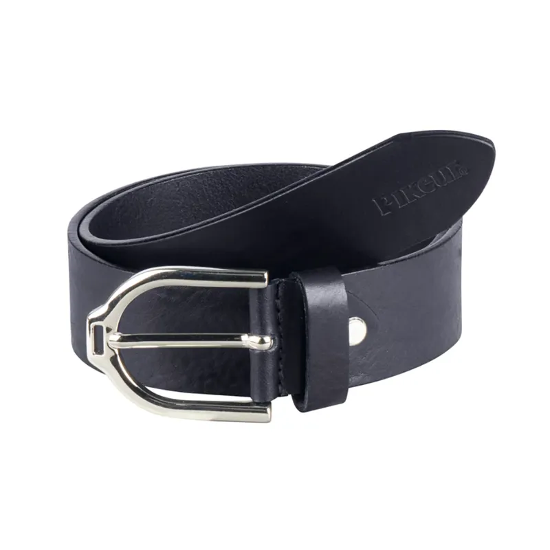 Pikeur Stirrup Buckle Leather Belt Navy