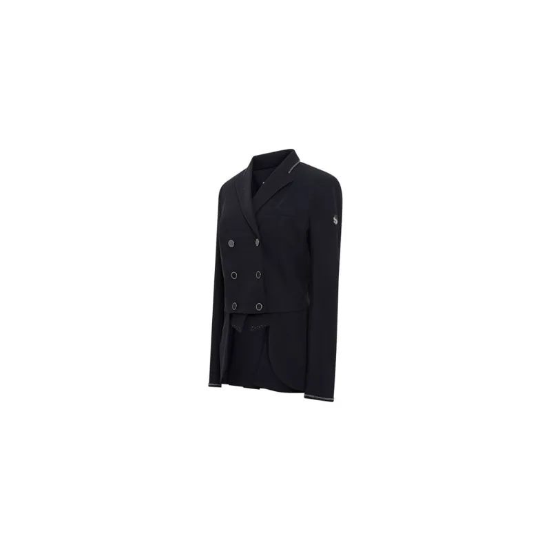 Samshield Short Frac Crystal Fabric Women's Show Jacket Navy