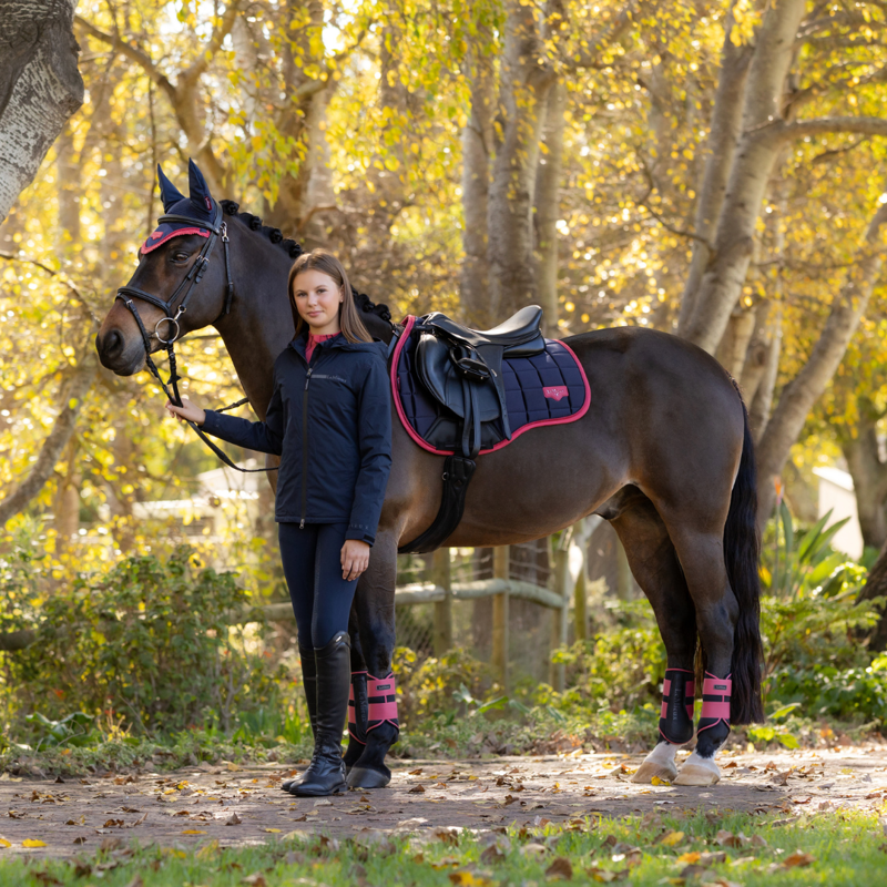 LeMieux Young Rider Thea Waterproof Jacket Navy-2