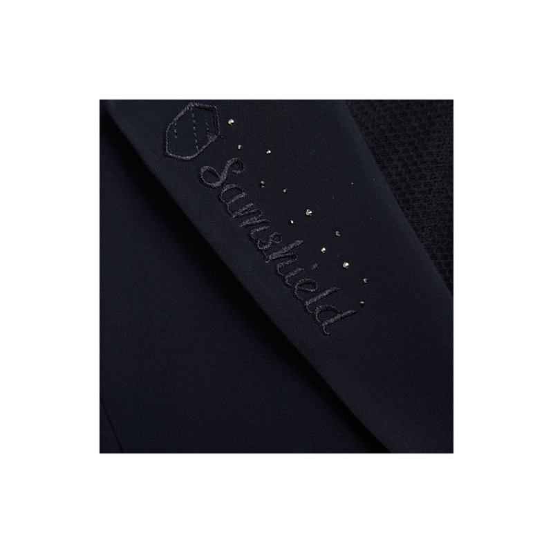 Samshield Short Frac Crystal Fabric Women's Show Jacket Navy-2