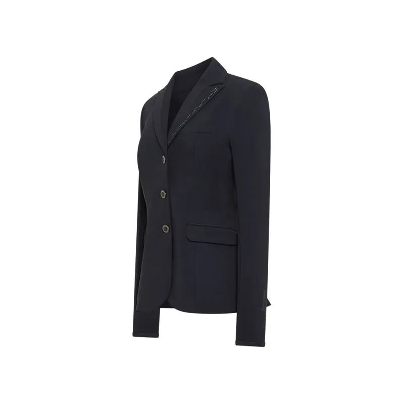 Samshield Women's Louisa Crystal Flower Competition Jacket Black