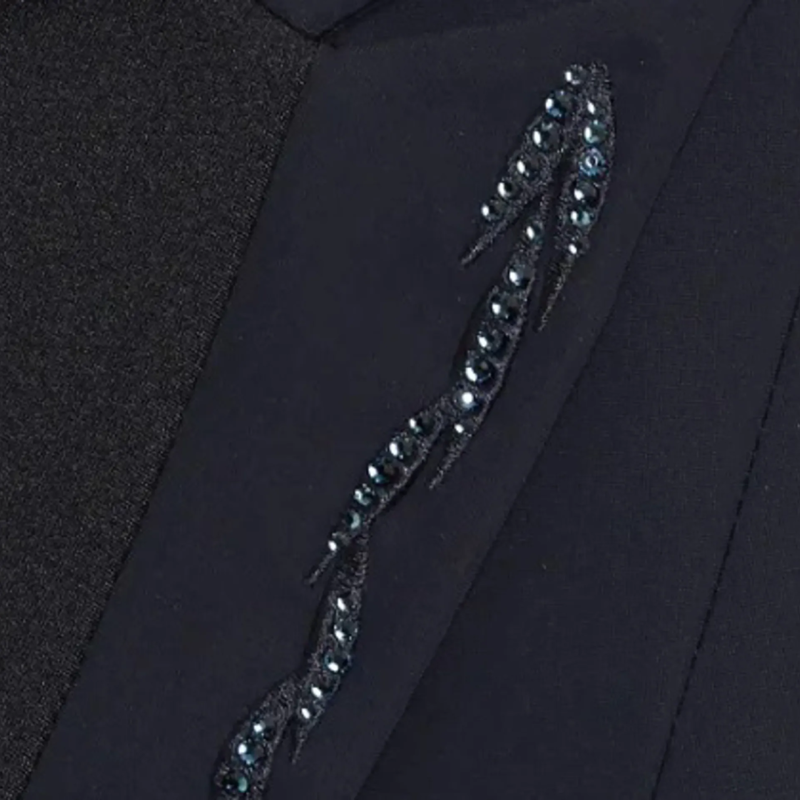 Samshield Women's Louisa Crystal Flower Competition Jacket Black-1