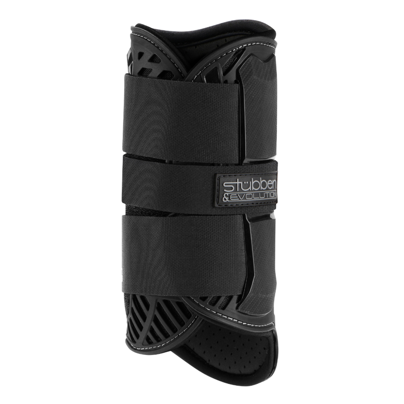 Stubben Hybrid XC Boots Front Black-1