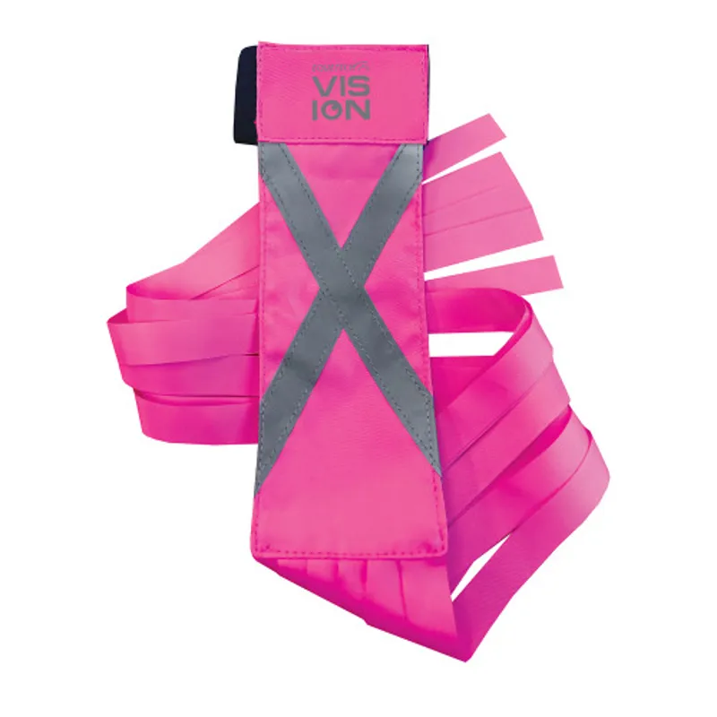 Equetech Hi-Vis Vision Horse Tail Tassels in Pink-1