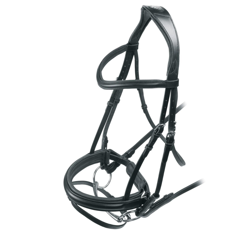 Velociti RAPIDA Dressage Bridle With Flash Black-1