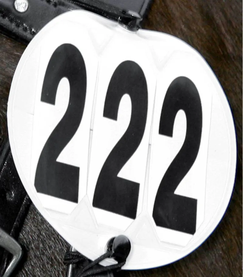 Waldhausen Head Number Round Pair White