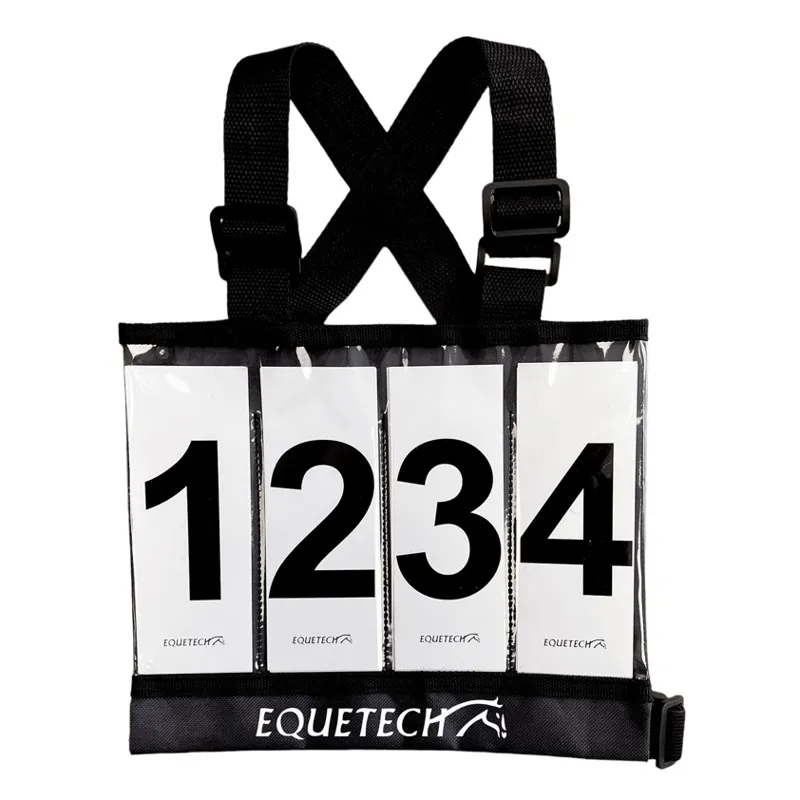 Equetech Mini Eventing Cross Country Number Bib -1