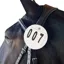 Luxe Dressage Bridle Number Holders - Pair Black 