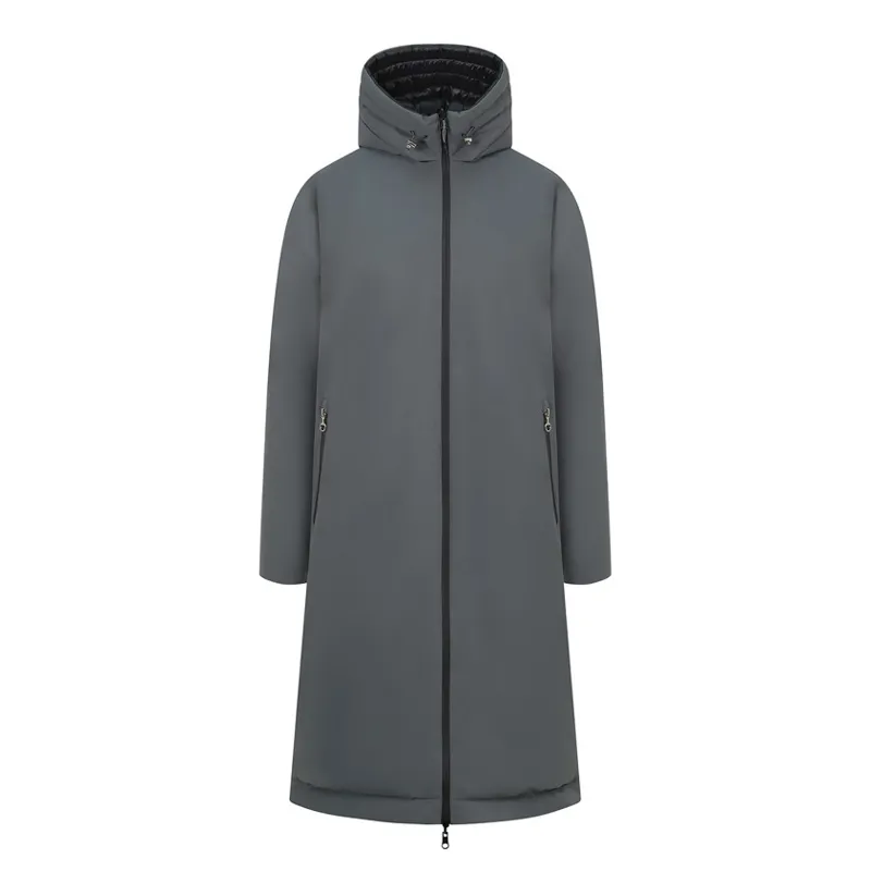 Equetech Junior Reversible Shield Waterproof Padded Coat - Graphite/Black-6