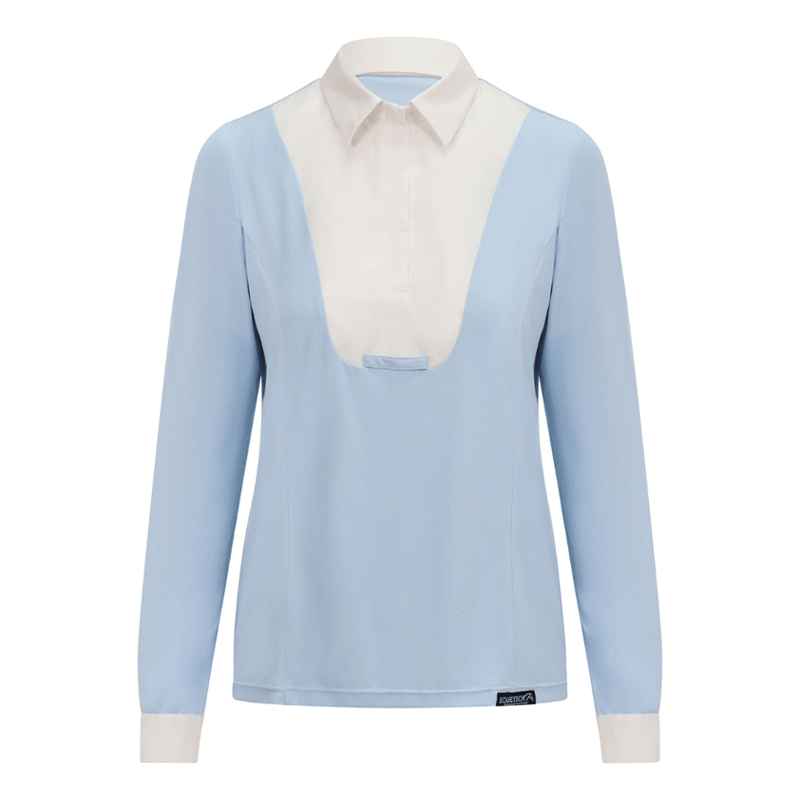 Equetech AirStride Combination Show Shirt - Light Blue