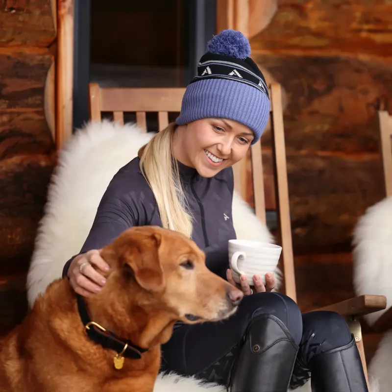 Aubrion React Bobble Hat Sky/Shadow -1