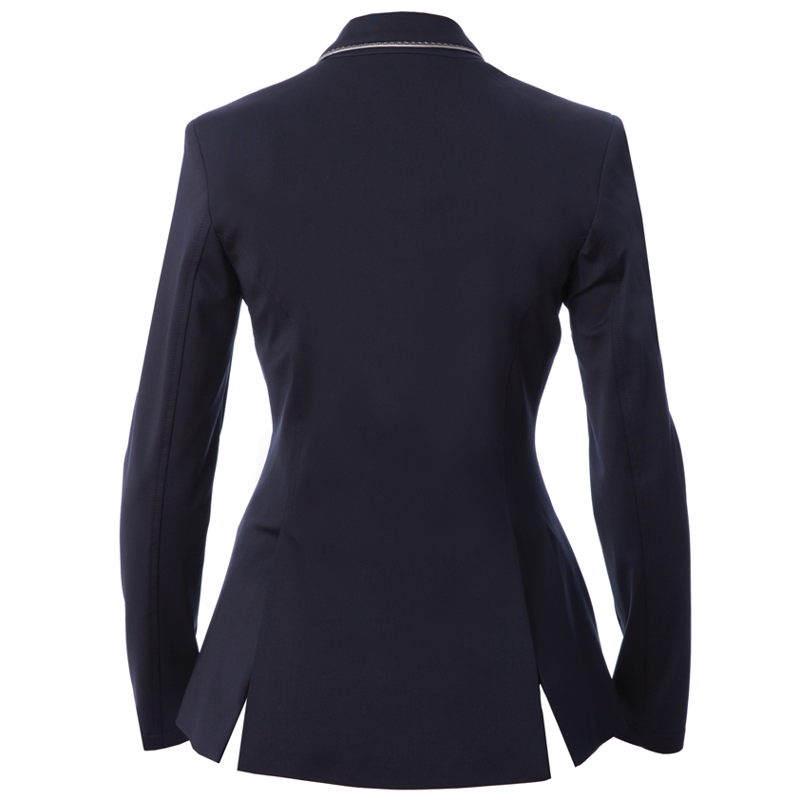 Equetech Jersey Deluxe Competition Jacket - Navy/Silver-1