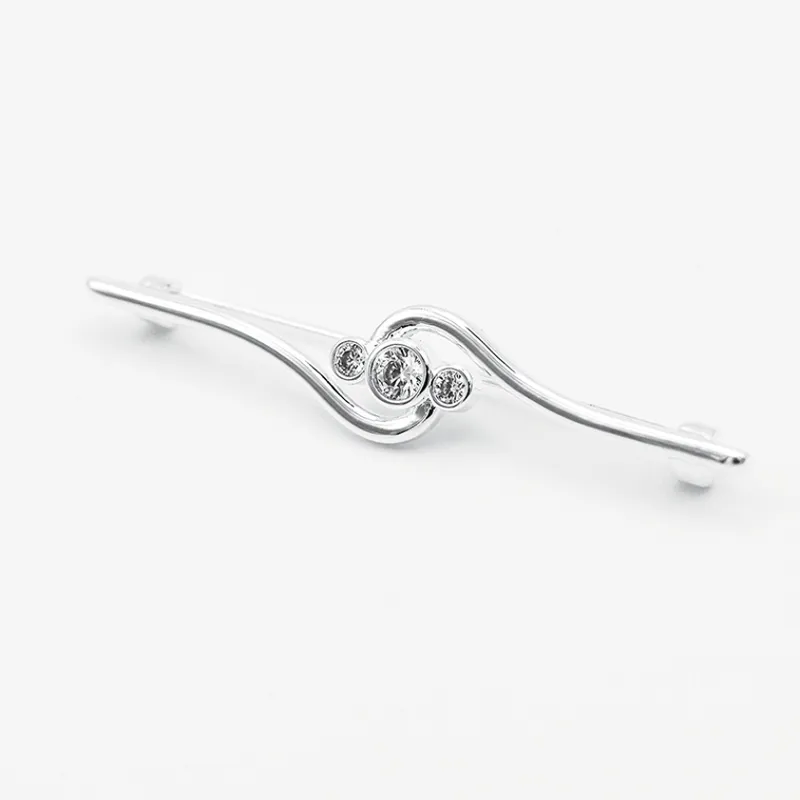 Deluxe Twist Stock Pin - Silver one size
