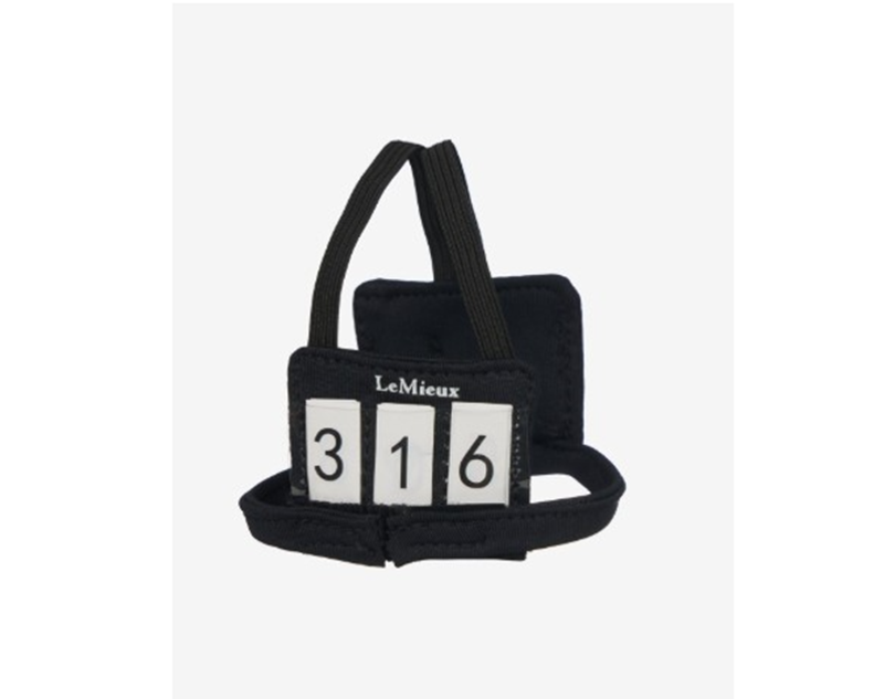 LeMieux Toy Rider Body Protector and Number Bib Black-2