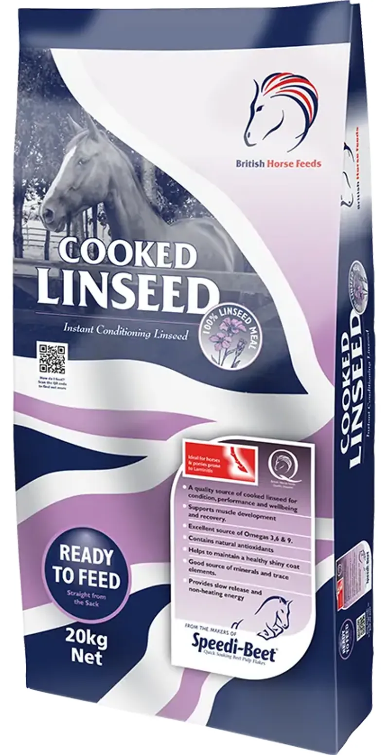 British Horse Feeds Cooked Linseed 20kg