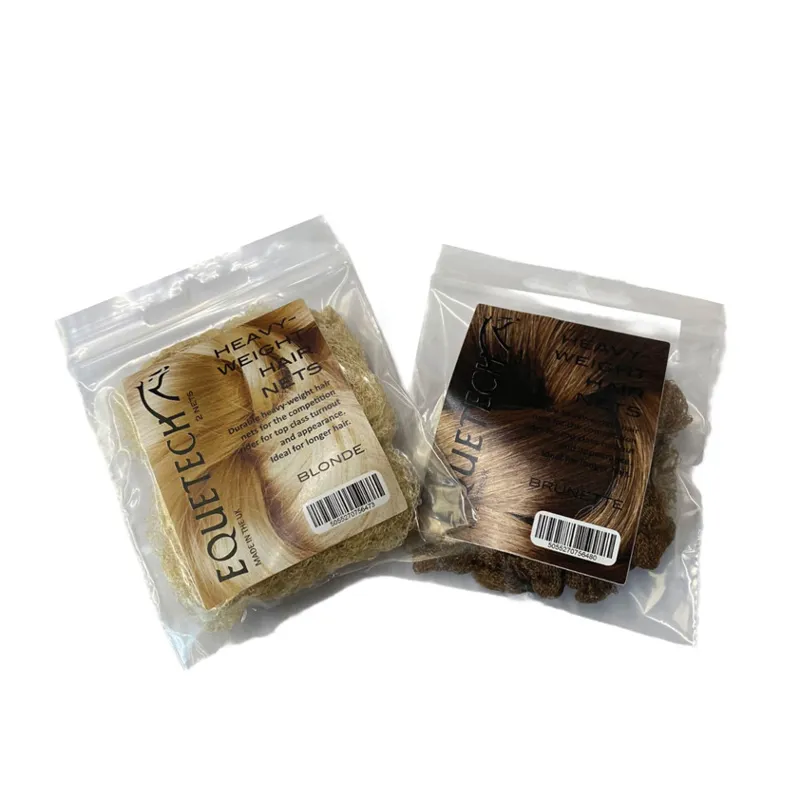 Heavy Duty Riding Hairnets 2 PK - Brunette 2 pack