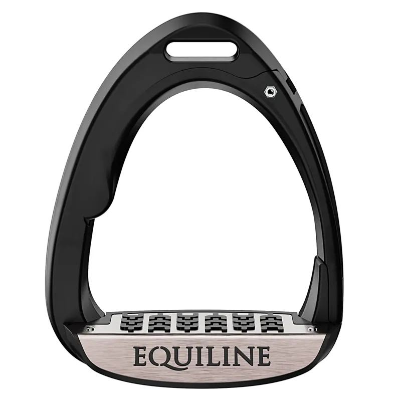 Equiline X-Cel Breakaway Dressage Stirrups - Matt Black - TRIAL
