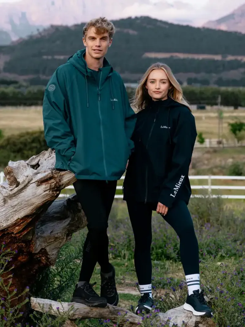 LeMieux Indra Waterproof Jacket Navy-1