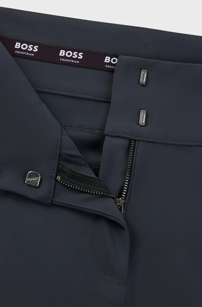 Boss Equestrian Hannah High Waist Knee Grip Breeches Sky Captain-1