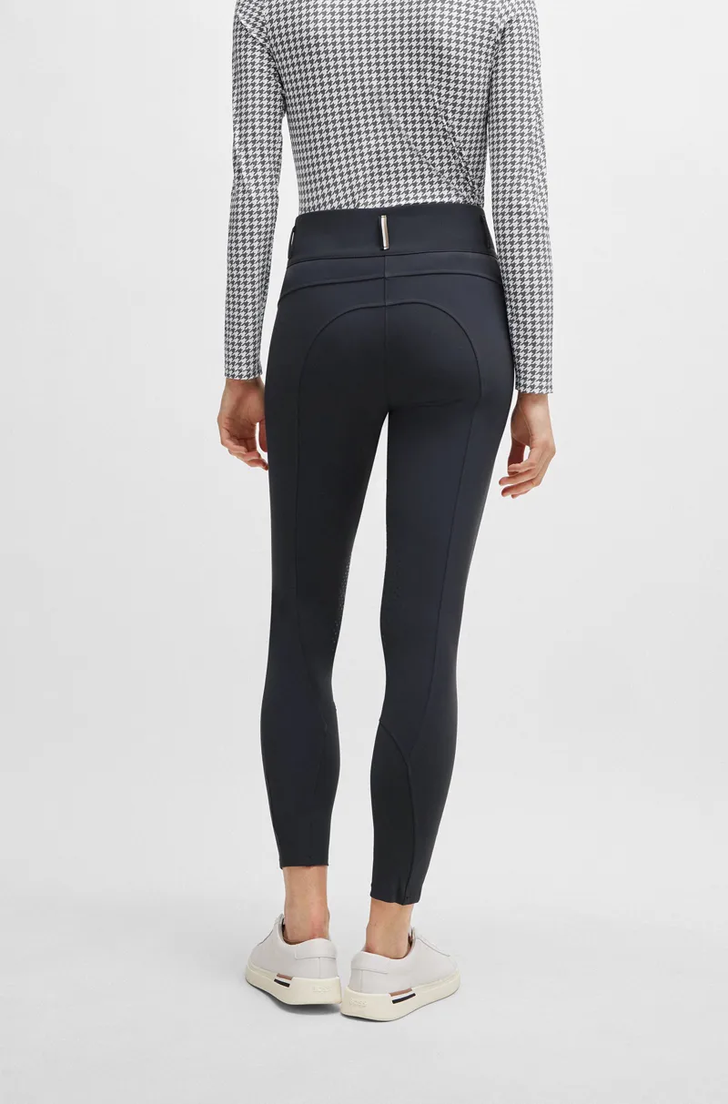 Boss Equestrian Hannah High Waist Knee Grip Breeches Sky Captain-4