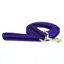 Hy Soft Webbing Lead Rein Without Chain - Purple/Black