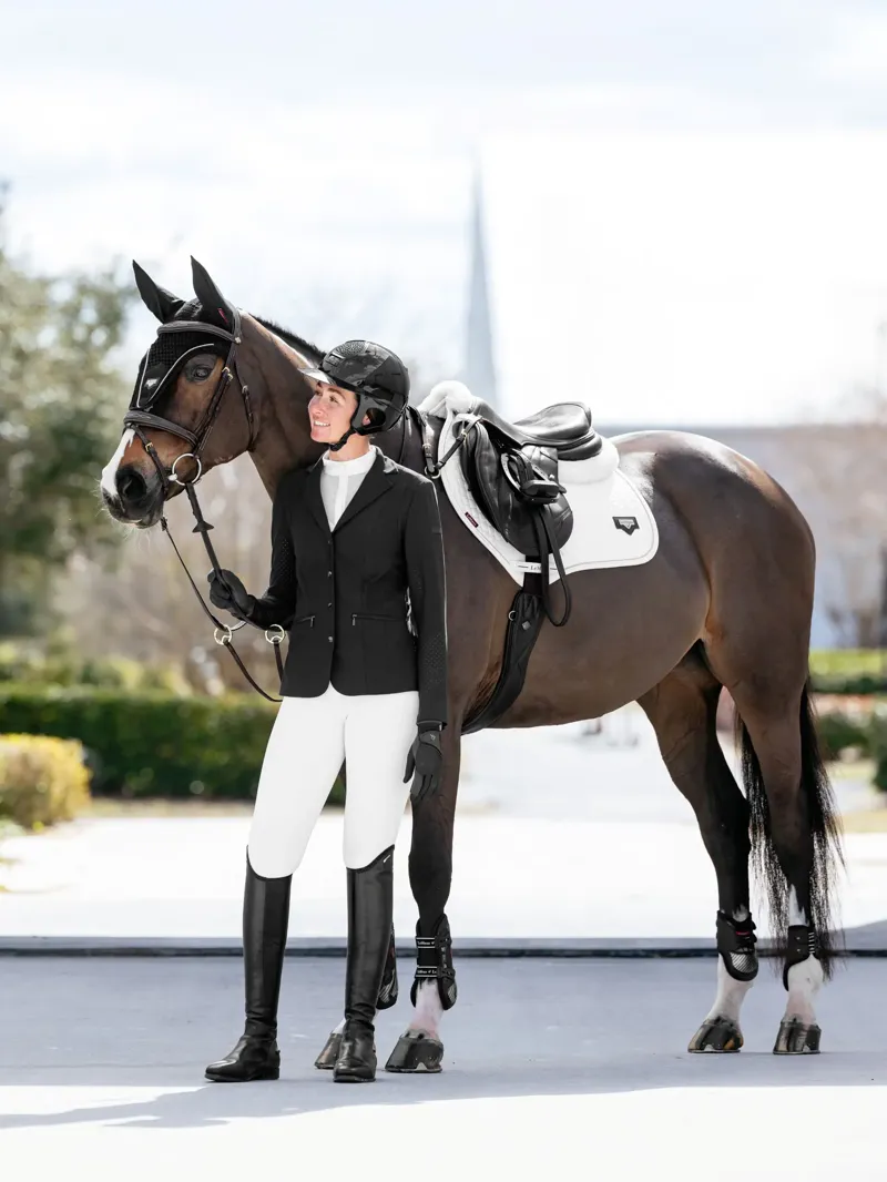 LeMieux Puissance Suede CC Pad White-1