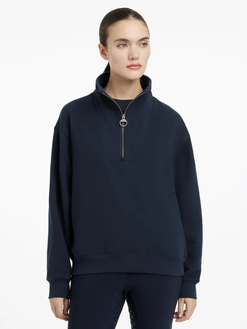 LeMieux Keira Quarter Neck Sweat Navy