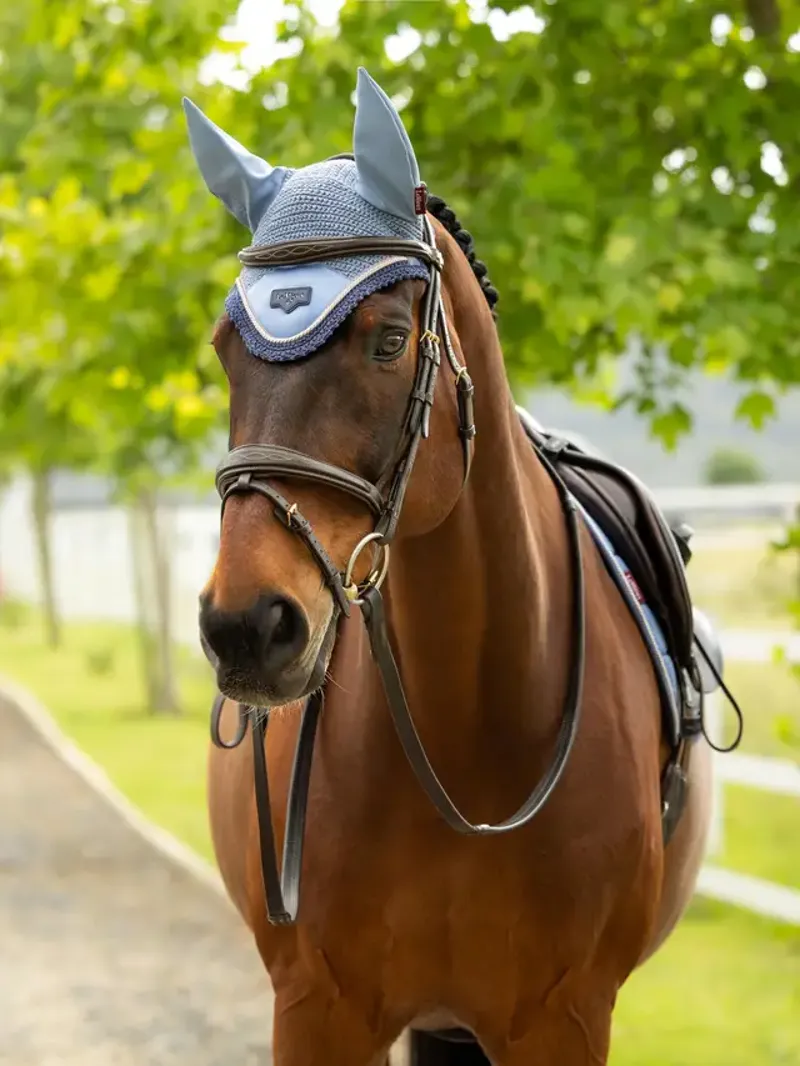 LeMieux Loire Fly Hood Powder Blue-1