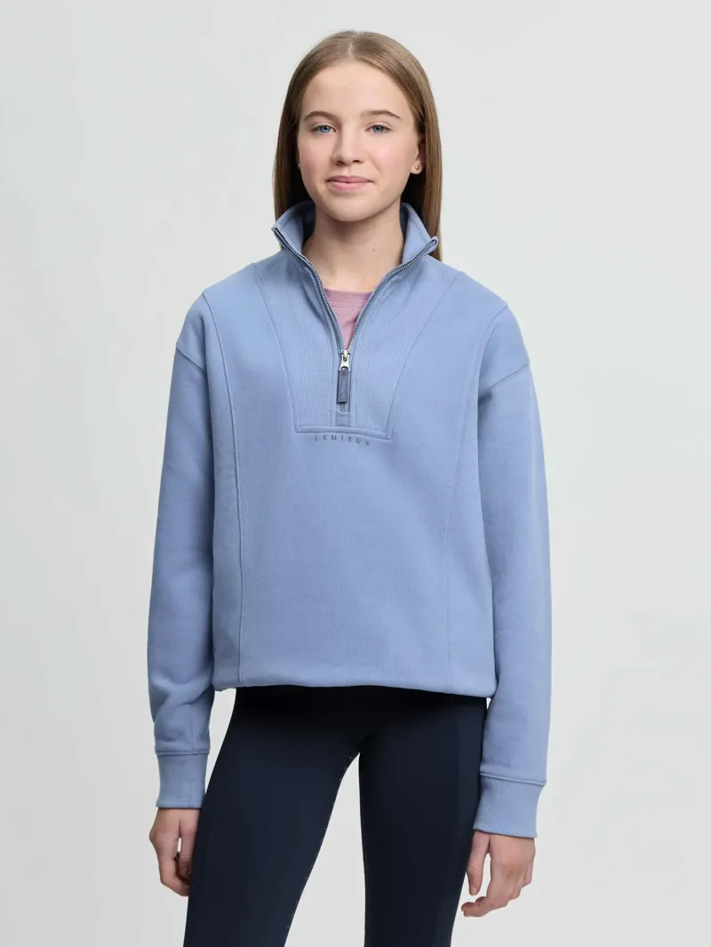 LeMieux Young Rider Vianne Quarter Zip Powder Blue