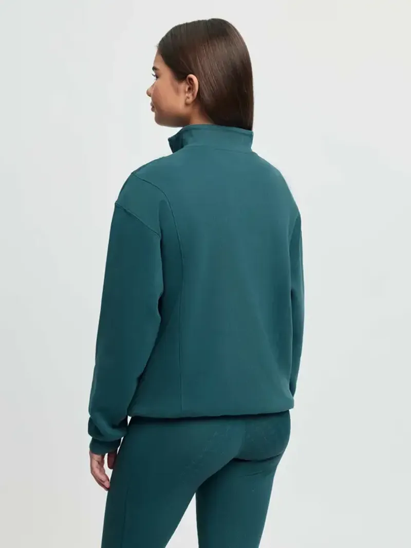 LeMieux Young Rider Vianne Quarter Zip Jungle-1