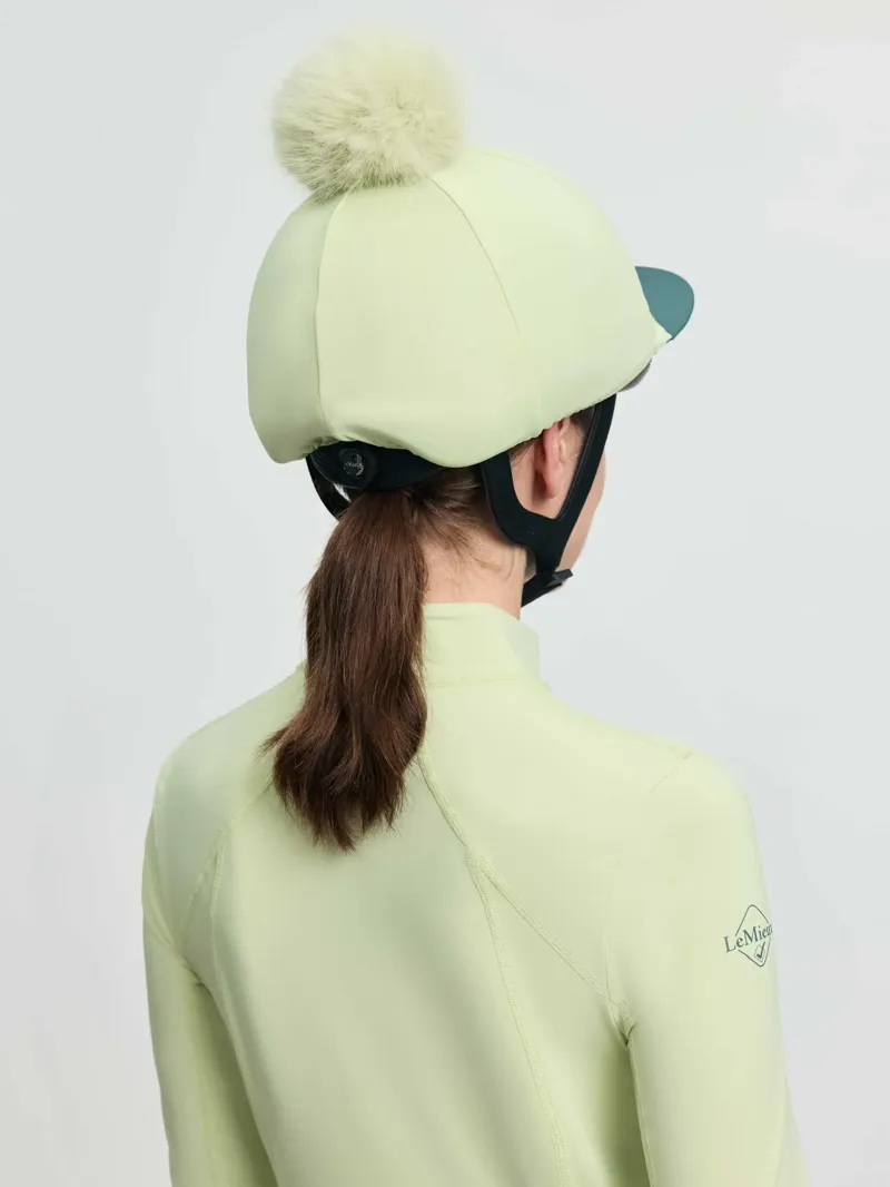 LeMieux Classique Pom Hat Silk Macaron-1