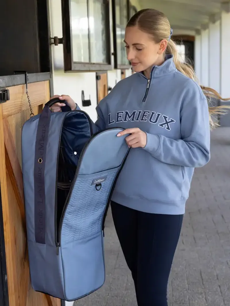 LeMieux Anatomical Bridle Bag Powder Blue-1