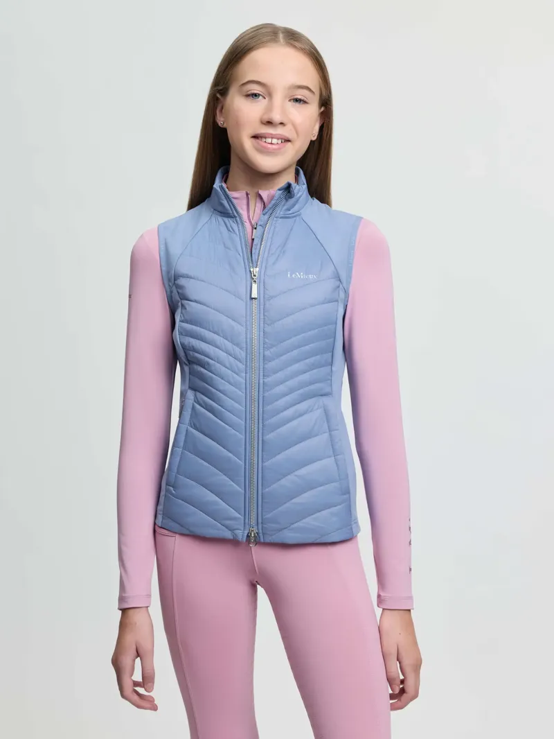 LeMieux Young Rider Josephine Gilet Powder Blue
