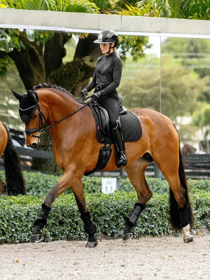 LeMieux Brilliance Dressage Square Black-1